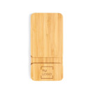 Powerbank de Bambú con Cargador Inalámbrico 15W