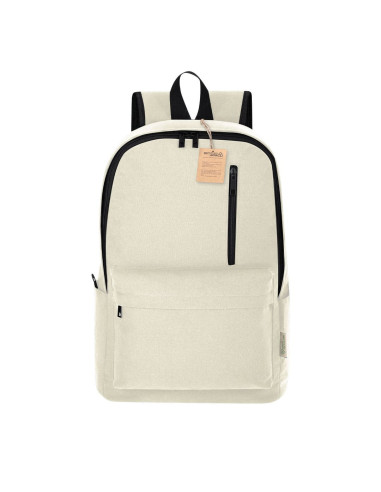 Mochila de algodón reciclado con bolsillo para portátil 15" Mochila de algodón reciclado con bolsillo para portátil 15"