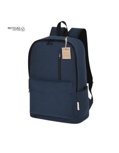 Mochila de algodón reciclado con bolsillo para portátil 15" Mochila de algodón reciclado con bolsillo para portátil 15"