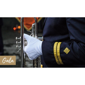 Guantes de gala blancos 2