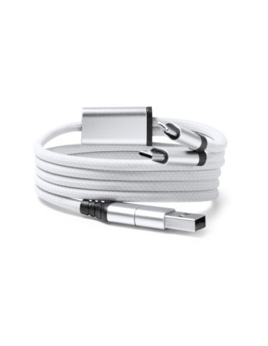 Cable adaptador antienredo imantado