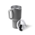 Taza térmica de doble pared con tapa 600ml