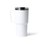 Taza térmica de doble pared con tapa 600ml