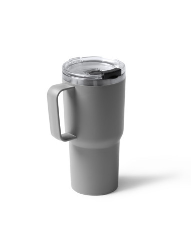 Taza térmica de doble pared con tapa 600ml