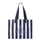 Bolsa shopper a rayas de algodón reciclado de 310gr