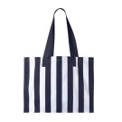 Bolsa shopper a rayas de algodón reciclado de 310gr