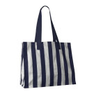 Bolsa shopper a rayas de algodón reciclado de 310gr