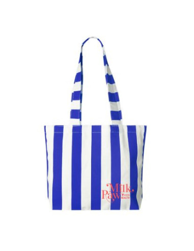 Bolsa a rayas de algodón reciclado 210gr