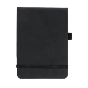 Libreta de bolsillo de tapa dura con goma elástica de cierre