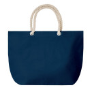 Bolso de playa de algodón con asas de cuerda