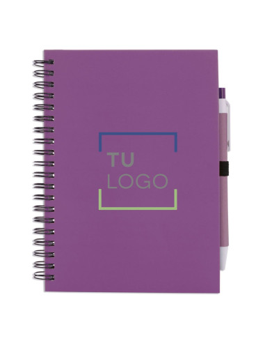 Libreta de cartón de colores | Libreta de cartón con bolígrafo