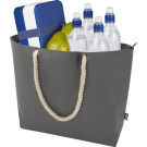 Bolsa nevera de playa con asas de cuerda