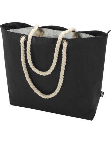 Bolsa nevera de playa con asas de cuerda