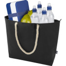Bolsa nevera de playa con asas de cuerda
