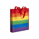 Bolsa arcoiris LGTBI de RPET con asas largas