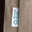 Bolsa de algodón reciclado 190gr con fuelle