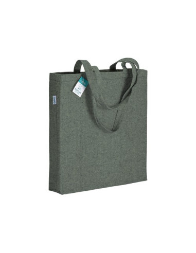 Bolsa de algodón reciclado 280 g/m2 con fuelle Bolsa de algodón reciclado 280 g/m2 con fuelle