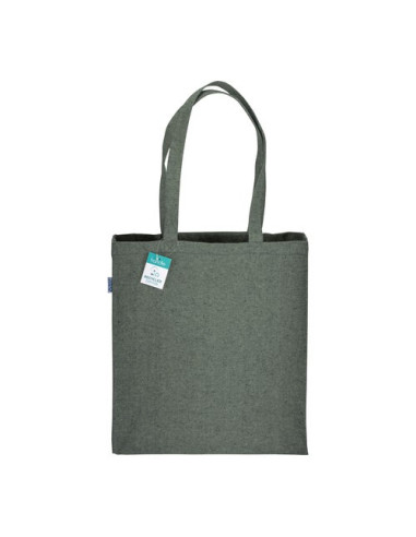 Bolsa de algodón reciclado 280 g/m2 con fuelle Bolsa de algodón reciclado 280 g/m2 con fuelle