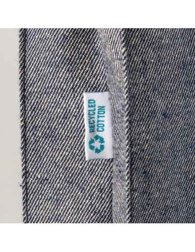 Bolsa de algodón reciclado 280 g/m2 con fuelle Bolsa de algodón reciclado 280 g/m2 con fuelle