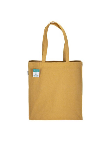 Bolsa de algodón reciclado 280 g/m2 con fuelle Bolsa de algodón reciclado 280 g/m2 con fuelle