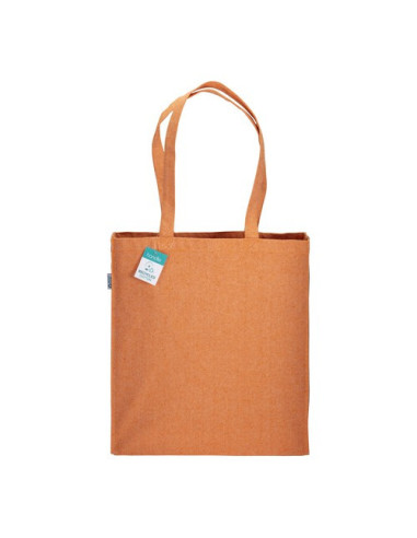 Bolsa de algodón reciclado 280 g/m2 con fuelle Bolsa de algodón reciclado 280 g/m2 con fuelle