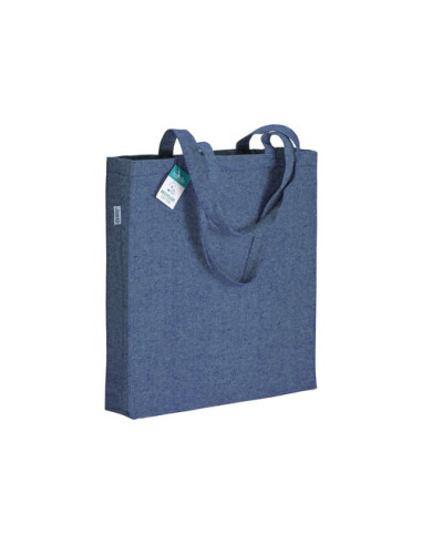 Bolsa de algodón reciclado 280 g/m2 con fuelle Bolsa de algodón reciclado 280 g/m2 con fuelle