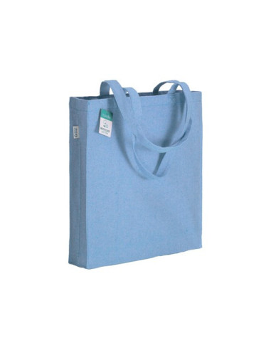 Bolsa de algodón reciclado 280 g/m2 con fuelle Bolsa de algodón reciclado 280 g/m2 con fuelle