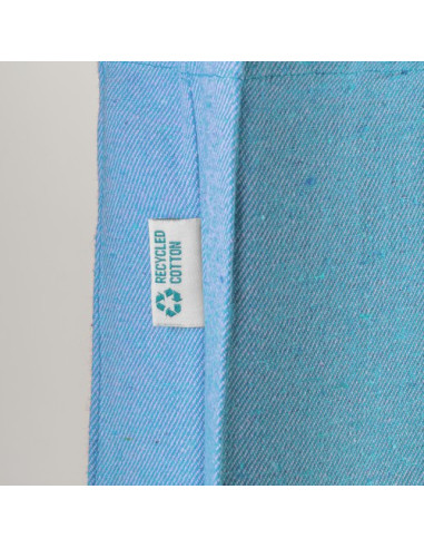 Bolsa de algodón reciclado 280 g/m2 con fuelle Bolsa de algodón reciclado 280 g/m2 con fuelle