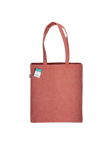 Bolsa de algodón reciclado 280 g/m2 con fuelle Bolsa de algodón reciclado 280 g/m2 con fuelle