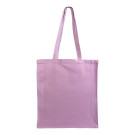 Bolsa de algodón de colores 220gr con fuelle y asas largas