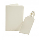 Set de viaje funda de pasaporte e identificador de maleta