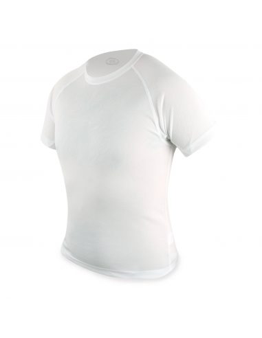 Camiseta técnica de poliéster blanca