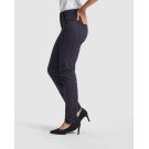 Pantalón vaquero de mujer elástico y entallado Hilton