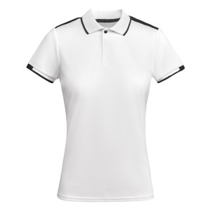 Polo técnico para mujer de poliéster reciclado antibacteriano Tamil Woman
