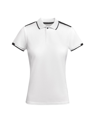 Polo técnico para mujer de poliéster reciclado antibacteriano Tamil Woman