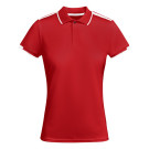 Polo técnico para mujer de poliéster reciclado antibacteriano Tamil Woman