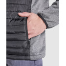 Chaqueta acolchada con mangas de softshell Minks