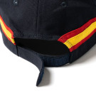 Gorra de algodón peinado con bandera de España