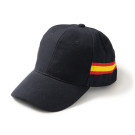 Gorra de algodón peinado con bandera de España