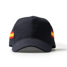 Gorra de algodón peinado con bandera de España