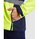 Chaqueta de softshell bicolor de alta visibilidad Antares