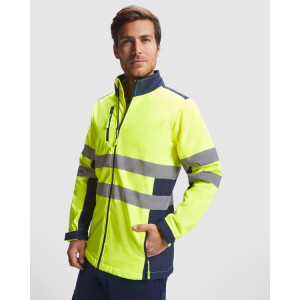 Chaqueta de softshell bicolor de alta visibilidad Antares 2