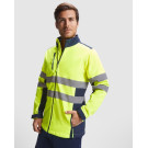 Chaqueta de softshell bicolor de alta visibilidad Antares