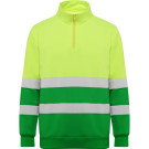 Sudadera de alta visibilidad con media cremallera Spica
