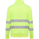 Sudadera de alta visibilidad con media cremallera Spica