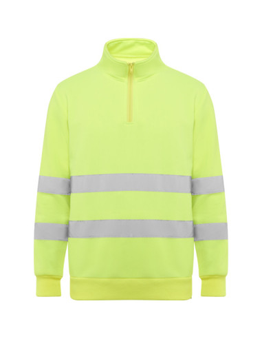 Sudadera de alta visibilidad con media cremallera Spica