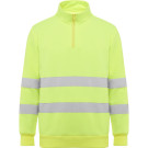 Sudadera de alta visibilidad con media cremallera Spica