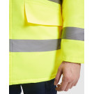 Parka acolchada de alta visibilidad impermeable Merak
