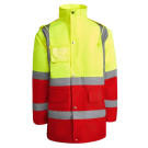 Parka acolchada de alta visibilidad impermeable Merak