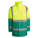 Parka acolchada de alta visibilidad impermeable Merak